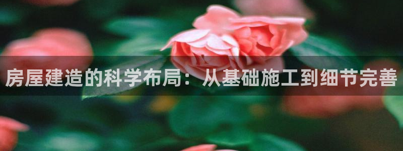 威九国际取款多到账：房屋建造的科学布局：从基础施工到细节完善