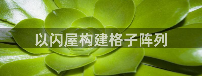 威九国际客服电话人工服务：以闪屋构建格子阵列