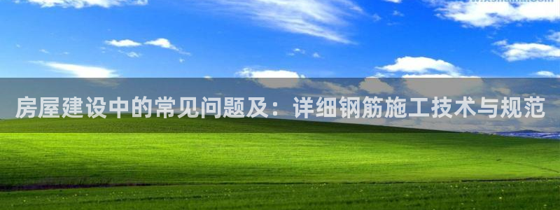 威九国际网站经常打不开网页：房屋建设中的常见问题及：详细钢筋施工技术与规范