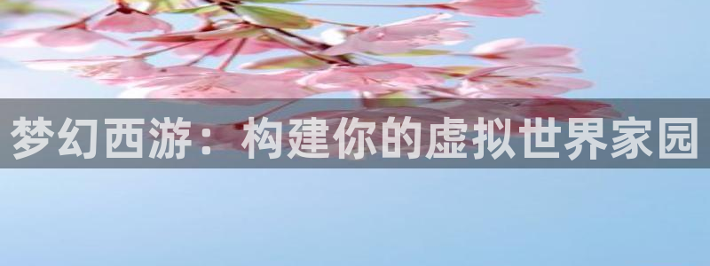 威九国际免费版：梦幻西游：构建你的虚拟世界家园