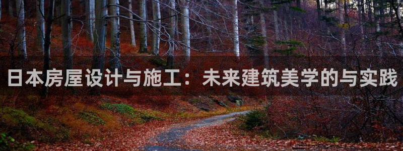 威九国际高清:日本房屋设计与施工:未来建筑美学的与实践